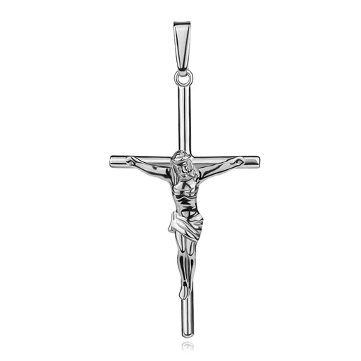 Stříbrný přívěsek 925 kříž s postavou Krista