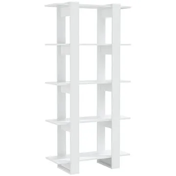 Shumee dělící stěna bílá s vysokým leskem 80×30×160 cm , 811571 (811571)