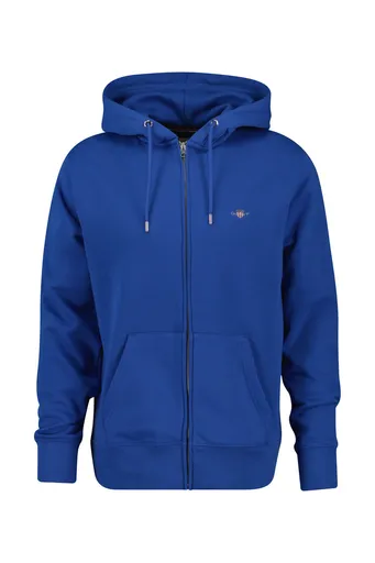 MIKINA GANT REG SHIELD FULL ZIP HOODIE RICH BLUE