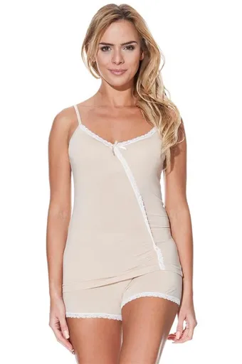 Dámské bambusové pyžamo FELISA XL Béžová