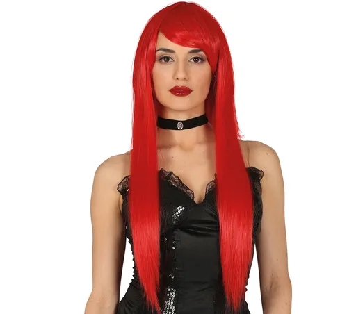 Guirca Paruka dlouhá červená - Malá Mořská víla
