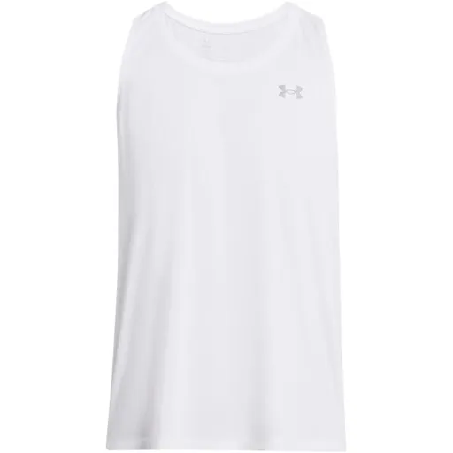 Under Armour LAUNCH SINGLET Pánské tílko, bílá, velikost S