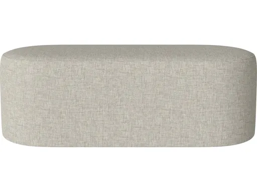 Puf Zyl oválný - 50 x 120 cm, více variant - Bolia Varianta: Nantes - Smooth weave, Sand