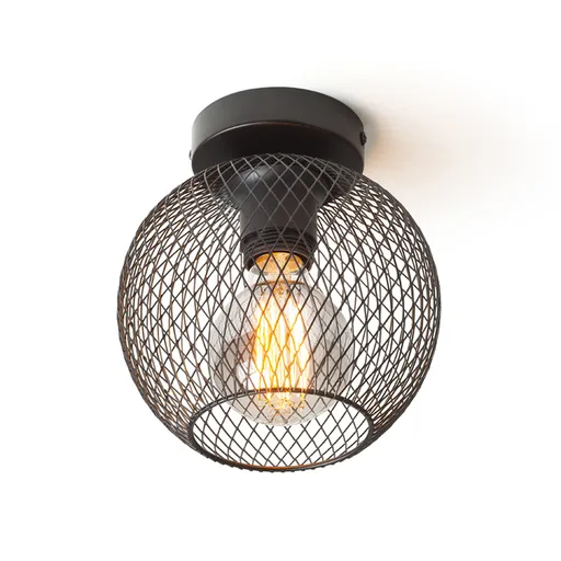 RED - DESIGN RENDL RENDL COSIR přisazené svítidlo, dekorativní černá E27 R14499