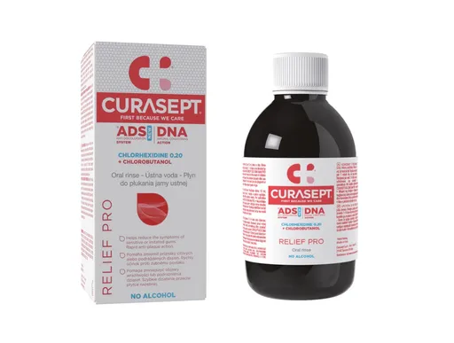 CURASEPT ADS DNA RELIEF PRO ústní voda 200 ml
