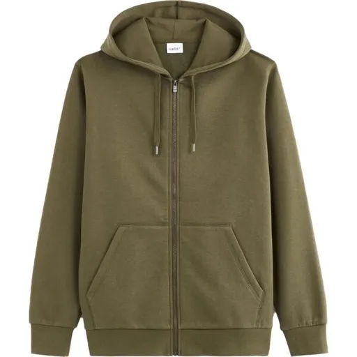 CELIO VETHREE Pánská mikina, khaki, velikost