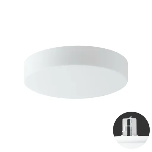 OSMONT ELS68127 ELSA V3 stropní/nástěnné skleněné polovestavné svítidlo bílá IP44 3000 K 19W LED DALI