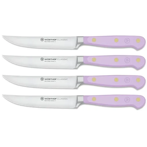 Nože na steaky CLASSIC COLOUR, sada 3 ks, 12 cm, fialová, Wüsthof