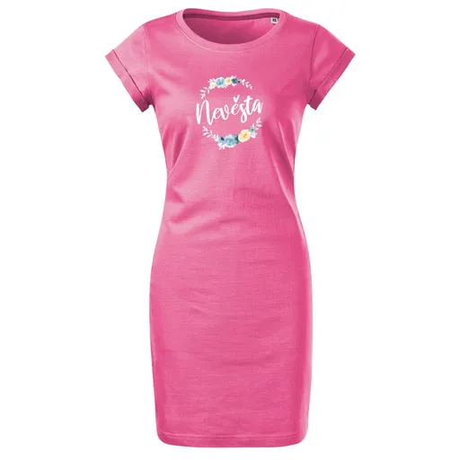 Bontis Šaty Nevěsta LUČNÍ VĚNEC - Purpurová | XL