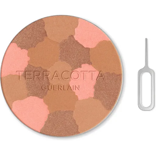 GUERLAIN Terracotta Light bronzující rozjasňující pudr – náhradní náplň odstín 02 Medium Cool 10 g
