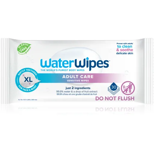 WaterWipes Adult Care vlhčené ubrousky pro dospělé 30 ks