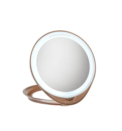 Tweezerman Light Logic zrcátko se 3 barvami světla + dárek zdarma