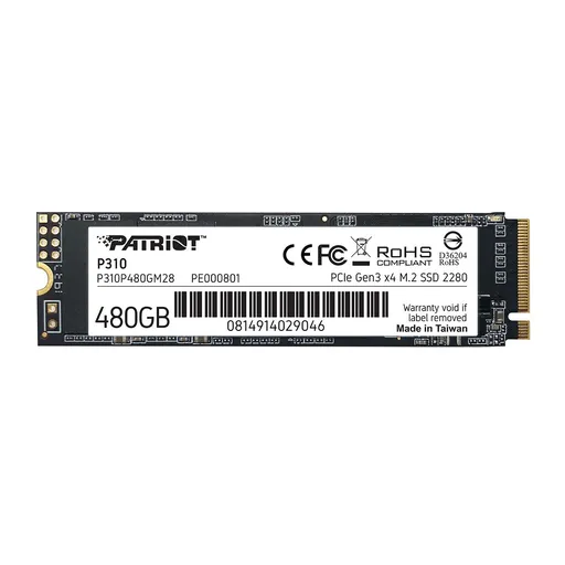 PATRIOT P310/480GB/SSD/M.2 NVMe/5R