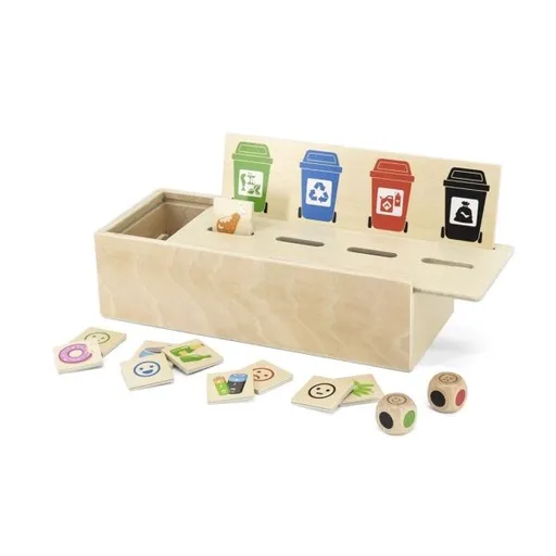 VIGA TŘÍDĚNÍ ODPADU Dřevěná hra, mix, velikost