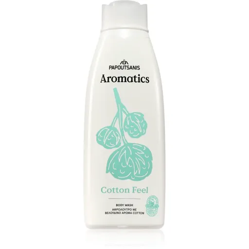 PAPOUTSANIS Aromatics Cotton Feel jemný sprchový gel 650 ml