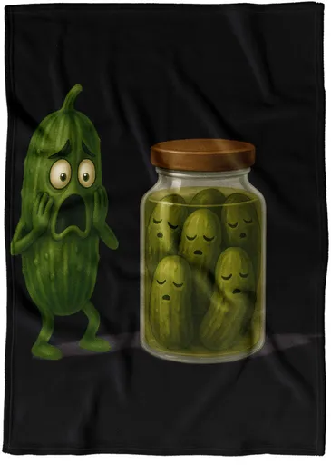 Deka Vyděšená okurka (Podšití beránkem: NE)