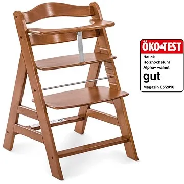 HAUCK Alpha+  dřevená židle Walnut (4007923661130)