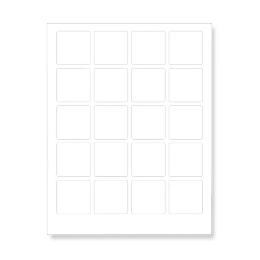 Samolepicí etikety 45 x 45 mm, 24 etiket, A4, 100 listů