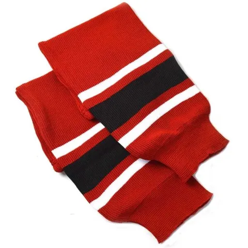 HEJDUK STULPNY SR Stulpny na lední hokej, červená, velikost