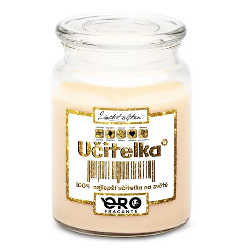 Svíčka Učitelka 100% (Vůně svíčky: Vanilka)