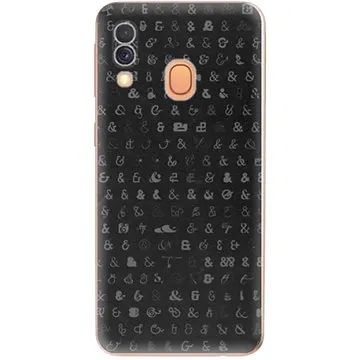iSaprio Ampersand 01 pro Samsung Galaxy A40 (amp01-TPU2-A40)