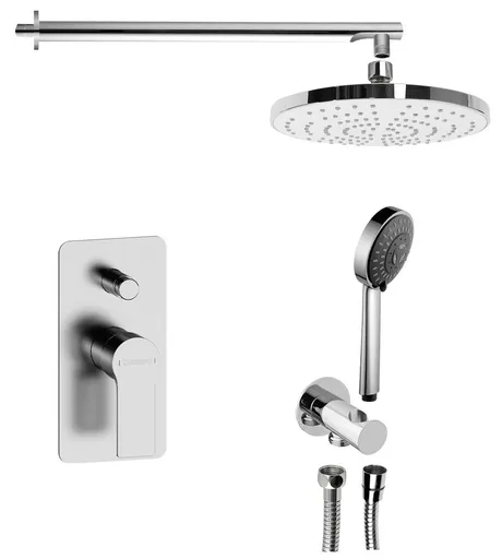 SAPHO PAX podomítkový sprchový set s pákovou baterií, 2 výstupy, chrom XA42-01