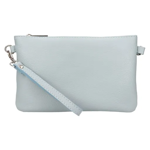 Dámské kožené plesové psaníčko Italia Tea - světle modrá