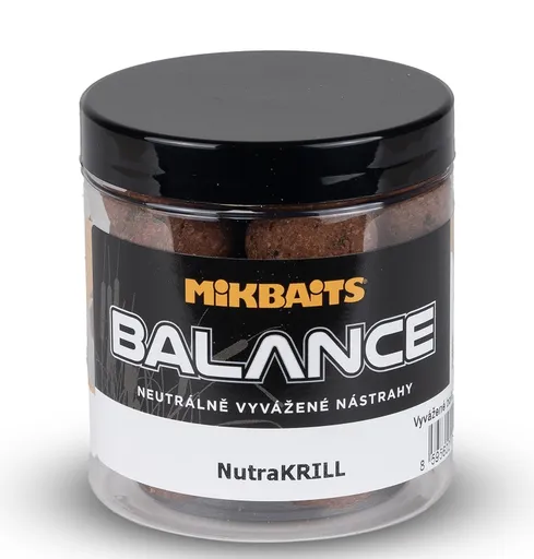 Mikbaits boilie balance maniaq nutrakrill 250 ml - 24 mm