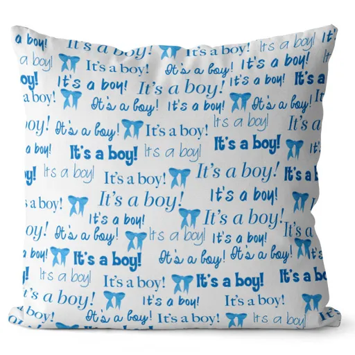 Polštářek It ´s a boy (Velikost: 55 x 55 cm)