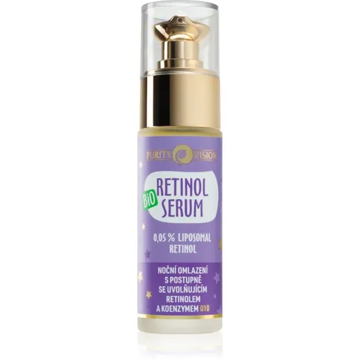 Purity Vision BIO Retinol noční sérum zpomalující projevy stárnutí pleti 30 ml