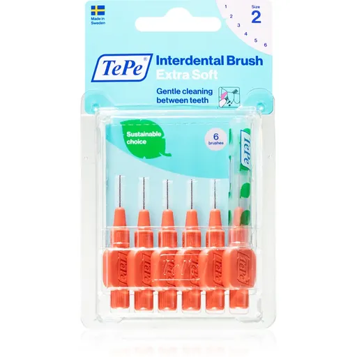TePe Interdental Brush Extra Soft mezizubní kartáčky 0,5 mm 6 ks
