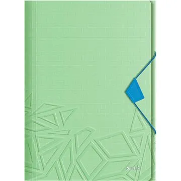 Leitz UrbanChic A4 tříchlopňové s gumičkou, zelené (46490050)