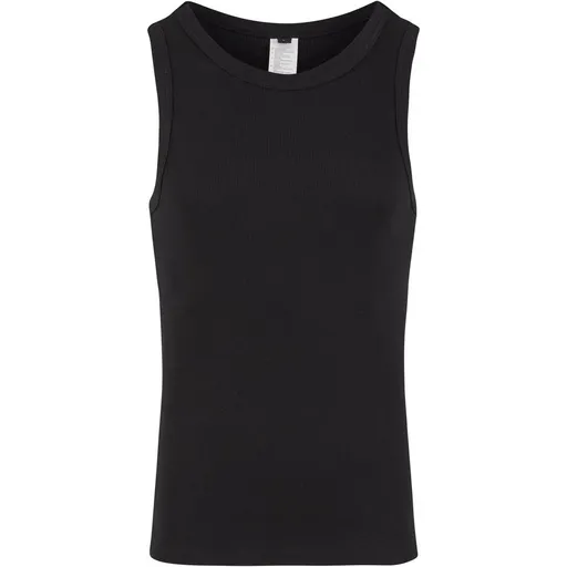 Build Your Brand Pánské bavlněné tílko - Černá | 2XL