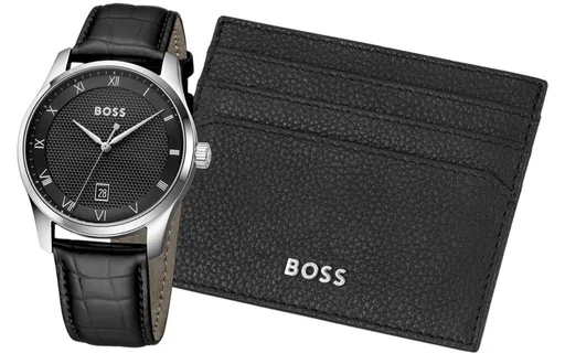 Hugo Boss Dárkový set Principle A 1570190 + pouzdro na karty
