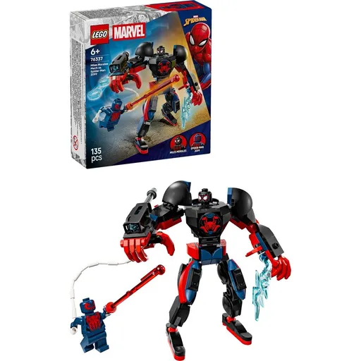 LEGO® 76337 Robot Milese Moralese vs. Spider-Man 2099