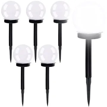 Malatec 18310 Zahradní solární lampa koule 9 cm, IP44 6 ks (1758)