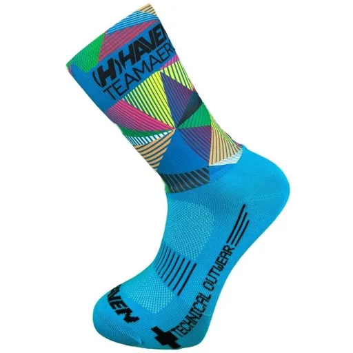 HAVEN AERO Aerodynamické ponožky, modrá, velikost