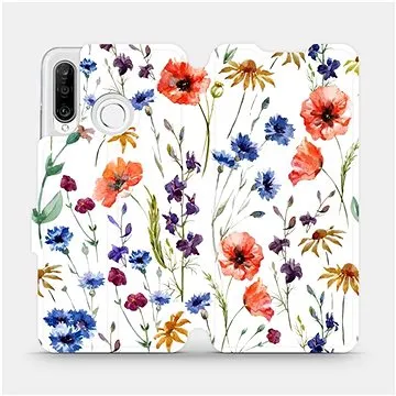 Flip pouzdro na mobil Huawei P30 Lite - MP04S Luční kvítí (5903516766925)
