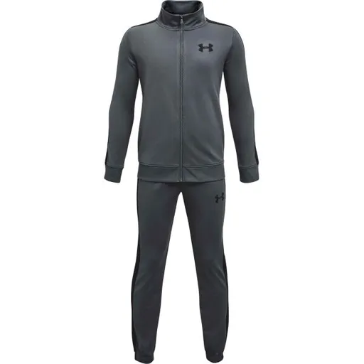 Under Armour KNIT TRACK SUIT Chlapecká sportovní souprava, tmavě šedá, velikost M