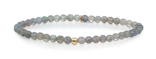 Sparkling Jewels Korálkový náramek s labradoritem SBG-GEM18-ADD-4MM