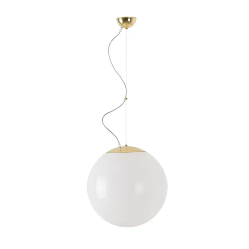 OSMONT ISI66189 ISIS L3 závěsné plastové svítidlo mosaz leštěná / bílá IP40 3000 K 27W LED DALI