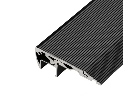 LED Solution Schodišťový profil pro LED pásky SCH3 černý Vyberte variantu a délku: Profil + Nacvakávací černý difuzor 2m 095193_191166