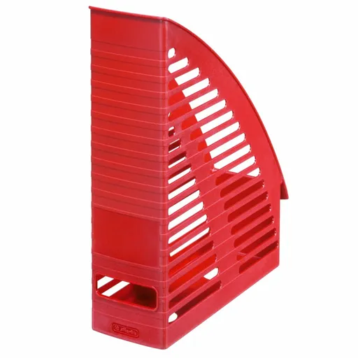 Herlitz - Stojan na spisy, červený, neprůhledný