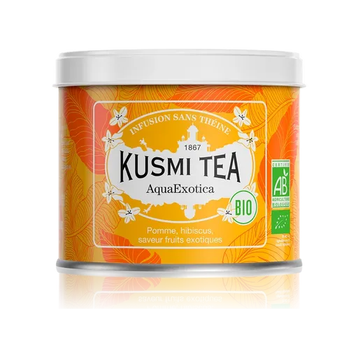 Bio organický čaj AquaExotica Kusmi Tea plechovka 100 g