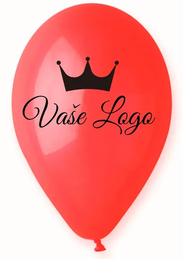 Svet balonku Balónek s logem - Červený 26 cm
