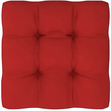 Poduška na pohovku z palet červená 60 x 60 x 12 cm (314383)