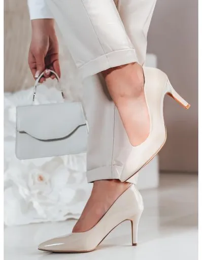 Dámské lodičky na podpatku CRANTIK béžové