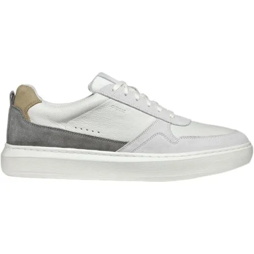 Geox U DEIVEN Pánská volnočasová obuv, bílá, velikost
