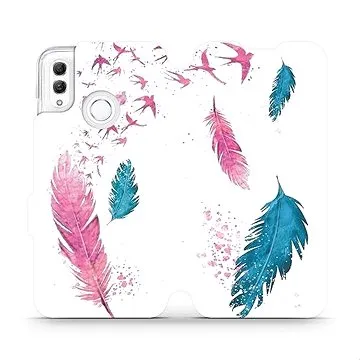 Flipové pouzdro na mobil Honor 10 Lite - MR08S Pírka (5903226713431)
