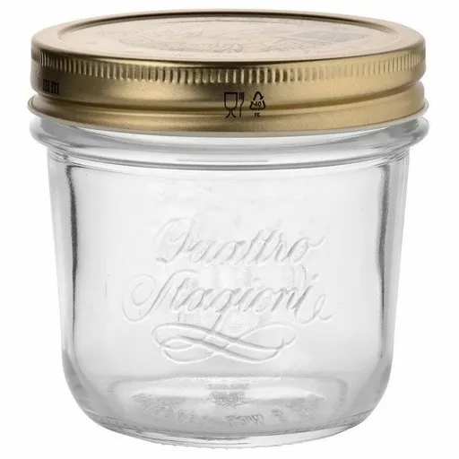 Bormioli Rocco Zavařovací sklenice s víčkem Quattro Stagioni Wide Mouth, 200 ml